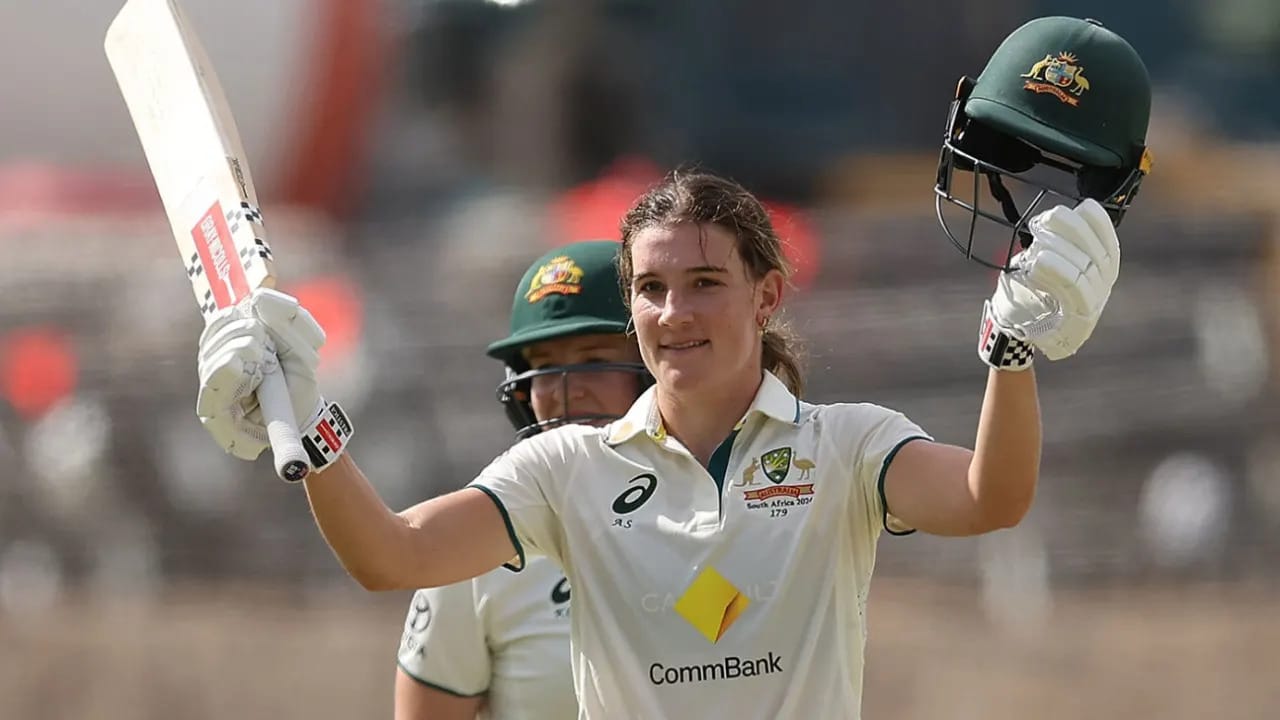 Double century puts Annabel Sutherland in the record books