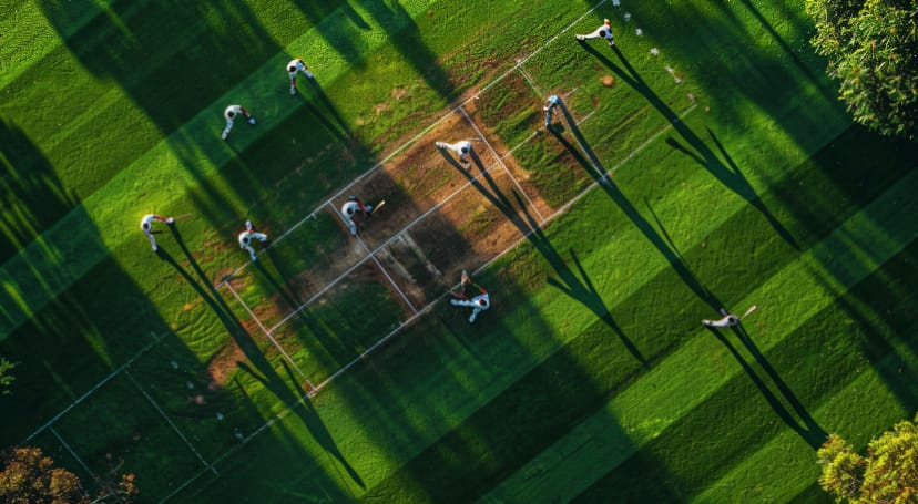 Cricket field. Source: Midjourney 